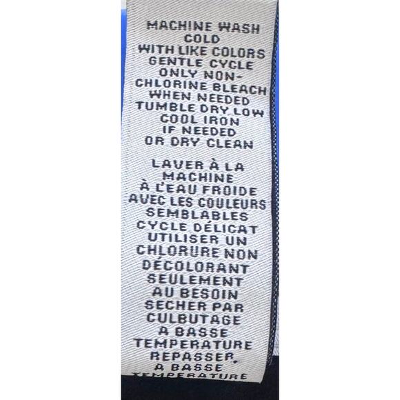 Carmen Marc Valvo Small Black Long Sleeve Round Neck Ruched Top Poly Spandex - Picture 3 of 8